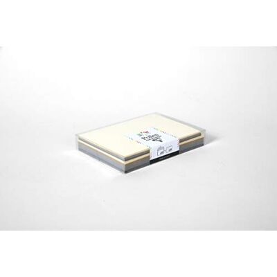 Clairefontaine 20902C förpackning med pollen med 20 kuvert C6 + 20 kort 110 x 155 mm, 1 förpackning, ledig Clairefontaine 20902C förpackning med pollen med 20 kuvert C6 + 20 kort 110 x 155 mm, 1 förpackning, ledig