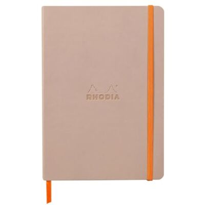 Rhodia 117439C – anteckningsblock mjukt fodral rama DIN A5 (14,8 x 21 cm), 80 ark, linjerat Clairefontaine papper elfenben 90 g bokmärke, gummistängning, skydd av konstläder rosa, 1 styck Rhodia 117439C – anteckningsblock mjukt fodral rama DIN A5 (14,8 x 21 cm), 80 ark, linjerat Clairefontaine papper elfenben 90 g bokmärke, gummistängning, skydd av konstläder rosa, 1 styck