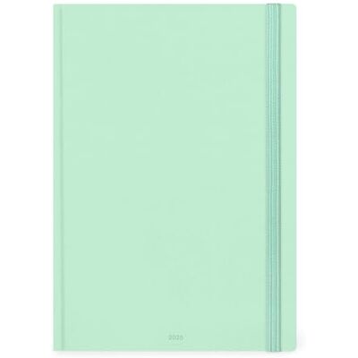 LEGAMI Dagsplanerare Maxi 2026, Pastel Mint, 13 månaders maxi, elastisk stängning, januari 2026–december 2026 och planerare januari 2027, tillverkad av FSC-certifierat papper, 19,5 x 26,5 cm LEGAMI Dagsplanerare Maxi 2026, Pastel Mint, 13 månaders maxi, elastisk stängning, januari 2026–december 2026 och planerare januari 2027, tillverkad av FSC-certifierat papper, 19,5 x 26,5 cm