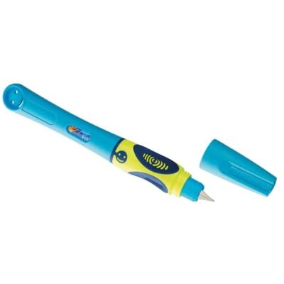 Pelikan 809177 Griffix Reservoarpenna för vänsterhänta med vridlock, NeonFreshBlue, 1 st i hopfällbar låda Pelikan 809177 Griffix Reservoarpenna för vänsterhänta med vridlock, NeonFreshBlue, 1 st i hopfällbar låda