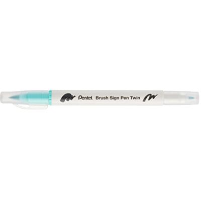 Pentel Penselskylt penna dubbel spets smaragdgrön 10-pack Pentel Penselskylt penna dubbel spets smaragdgrön 10-pack