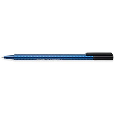 STAEDTLER Kugelschreiber Triplus Ball, ergonomische Dreikantform, Hohe Qualität Made in Germany, Set mit 10 Stück, Farbe Schwarz, Linienbreite F, 437 F-9 STAEDTLER Kugelschreiber Triplus Ball, ergonomische Dreikantform, Hohe Qualität Made in Germany, Set mit 10 Stück, Farbe Schwarz, Linienbreite F, 437 F-9