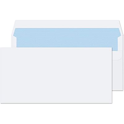 Blake Everyday 110 x 220 mm 100 Gsm Plånbok Självförslutande 7772 Vit, Förpackning Med 500 Blake Everyday 110 x 220 mm 100 Gsm Plånbok Självförslutande 7772 Vit, Förpackning Med 500
