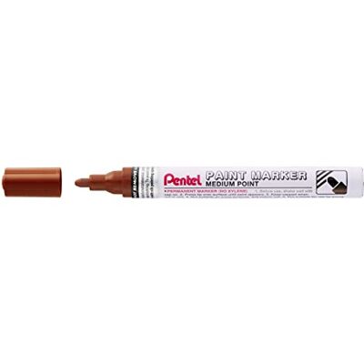 Pentel MMP10 Paint Marker, markeringspennor för permanent färg 4,5 mm, brun, 6 st Pentel MMP10 Paint Marker, markeringspennor för permanent färg 4,5 mm, brun, 6 st