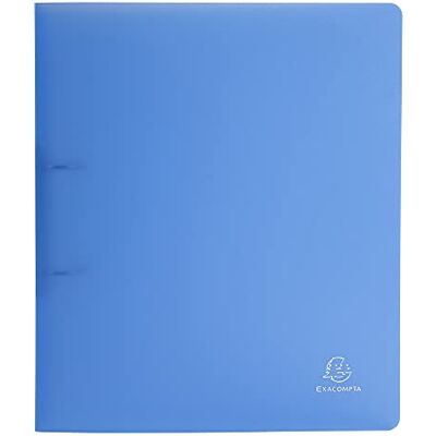 Exacompta Ref. 54362E förpackning med 5 halvstyva pärmar PP Chromaline 2 runda ringar diameter 30 mm rygg 40 mm yttermått: 32 x 26,8 cm A4 Maxi arkiveringsformat blå färg Exacompta Ref. 54362E förpackning med 5 halvstyva pärmar PP Chromaline 2 runda ringar diameter 30 mm rygg 40 mm yttermått: 32 x 26,8 cm A4 Maxi arkiveringsformat blå färg