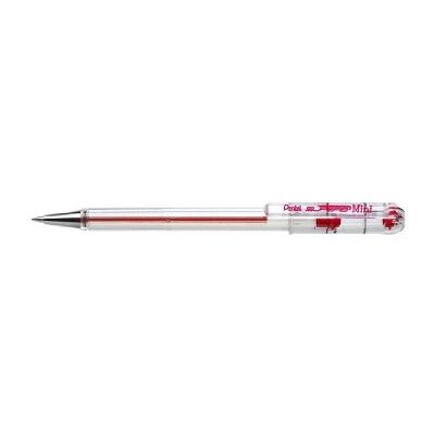 Pentel BK77S förpackning med 12 mini kulspetspennor 0,7 mm metallspets röd Pentel BK77S förpackning med 12 mini kulspetspennor 0,7 mm metallspets röd