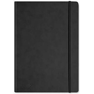 Silvine Executive Soft Feel 198BK Anteckningsbok, Svart, 29.7 x 21 x 1.6 cm Silvine Executive Soft Feel 198BK Anteckningsbok, Svart, 29.7 x 21 x 1.6 cm