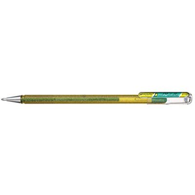 Pentel Hybrid Dual Metallic K110 Inline-skridskor med metalliskt och gult gelbläck, 12-pack Pentel Hybrid Dual Metallic K110 Inline-skridskor med metalliskt och gult gelbläck, 12-pack