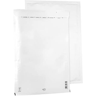 Bantex 10 bubbelkuvert vadderade kuvert fraktpåsar K20 (370 x 480 mm) 20/K, vit, med självhäftande förslutning Bantex 10 bubbelkuvert vadderade kuvert fraktpåsar K20 (370 x 480 mm) 20/K, vit, med självhäftande förslutning