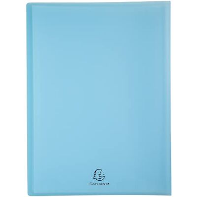 Exacompta Ref. 5849E 1 Kreacover Pastel-mapp halvstyvt PP-omslag 80 sidor 40 kristallklara fickor med hög transparens storlek 24 x 32 cm för A4 slumpmässiga färger Exacompta Ref. 5849E 1 Kreacover Pastel-mapp halvstyvt PP-omslag 80 sidor 40 kristallklara fickor med hög transparens storlek 24 x 32 cm för A4 slumpmässiga färger