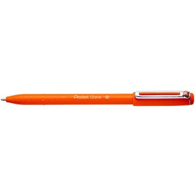 Pentel BX460-F kulspetspenna Izee, modell med lock, metallklämma, 0,5 mm linjetjocklek, 12 stycken, orange Pentel BX460-F kulspetspenna Izee, modell med lock, metallklämma, 0,5 mm linjetjocklek, 12 stycken, orange