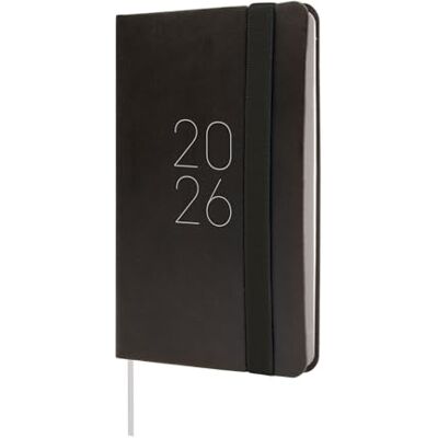Finocam Agenda 2026 veckors horisontell vy januari december (12 månader) Årlig dagbok 2026 med elastiskt band och prickband Flexi Lisa mjukt lock svart spanska Finocam Agenda 2026 veckors horisontell vy januari december (12 månader) Årlig dagbok 2026 med elastiskt band och prickband Flexi Lisa mjukt lock svart spanska