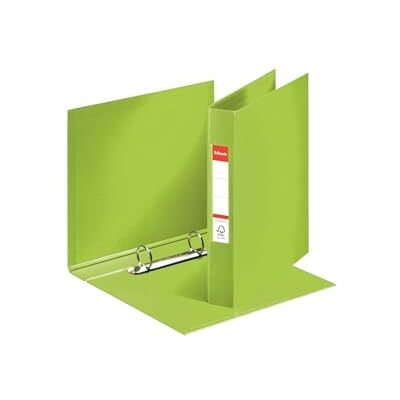 Esselte Ringbuch VIVIDA A5, 10-pack, 2 ringar, 25 mm, PP, grön, 47686 Esselte Ringbuch VIVIDA A5, 10-pack, 2 ringar, 25 mm, PP, grön, 47686