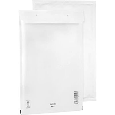 Bantex 400123019 Bubbelkuvert, Vit, 250 x 350 mm x 100 stycken Bantex 400123019 Bubbelkuvert, Vit, 250 x 350 mm x 100 stycken