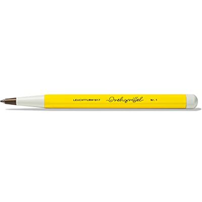 LEUCHTTURM1917 362452 roterande handtag nr 1, citron, kulspetspenna med kungsblått bläck LEUCHTTURM1917 362452 roterande handtag nr 1, citron, kulspetspenna med kungsblått bläck