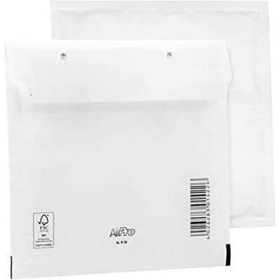 Bantex 400123043 Bubbelkuvert, Vit, CD x 100 stycken Bantex 400123043 Bubbelkuvert, Vit, CD x 100 stycken