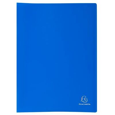 Exacompta Porte vues prolypropylene souple pochettes grainees opaque 80 vues a4 Exacompta Porte vues prolypropylene souple pochettes grainees opaque 80 vues a4