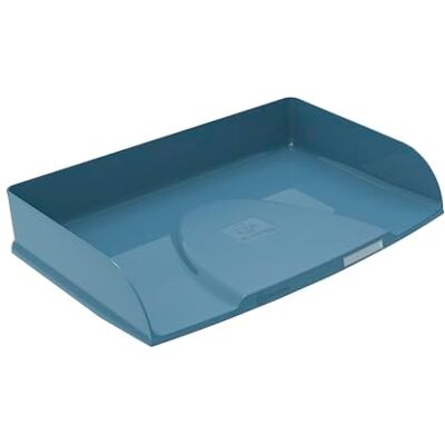 Exacompta Ref. 10570D 1 Combo Styli Autentik horisontell brevlåda för arkivering av dokument i liggande format etiketthållare ingår stapelbar dim 25,5x36,5x6,5 cm blågrå Exacompta Ref. 10570D 1 Combo Styli Autentik horisontell brevlåda för arkivering av dokument i liggande format etiketthållare ingår stapelbar dim 25,5x36,5x6,5 cm blågrå