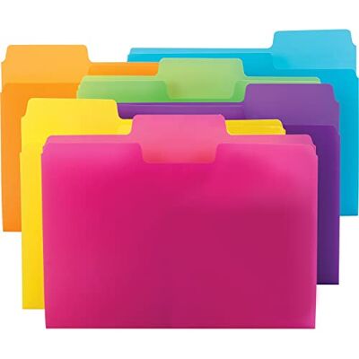 Smead SuperTab File mapp, 1/3-skuren flik, bokstavsstorlek, poly, 18 per paket (10515) Smead SuperTab File mapp, 1/3-skuren flik, bokstavsstorlek, poly, 18 per paket (10515)