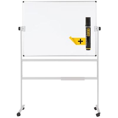 Bi-Office Roterande Whiteboard, 105 x 75 cm, Dubbelsidig lackerad stålyta, stålkonstruktion Bi-Office Roterande Whiteboard, 105 x 75 cm, Dubbelsidig lackerad stålyta, stålkonstruktion