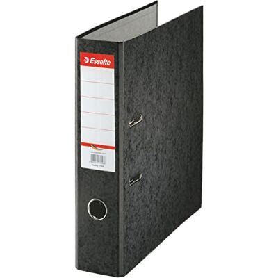 Esselte Kartongpärm Regnbåge, 75 mm – mappar (75 mm, Svart, A4) Esselte Kartongpärm Regnbåge, 75 mm – mappar (75 mm, Svart, A4)