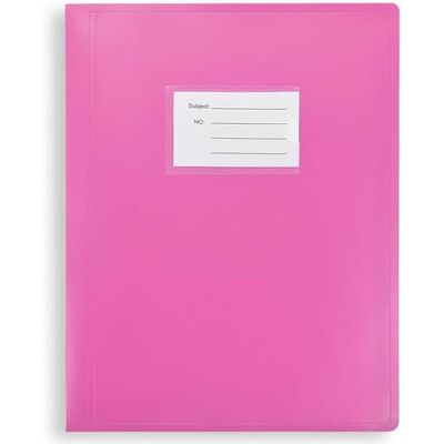 ARPAN A4 Flexicover 62 fickor 124/sidor fickvisning bok presentationsmapp – flexibelt skydd (rosa) ARPAN A4 Flexicover 62 fickor 124/sidor fickvisning bok presentationsmapp – flexibelt skydd (rosa)