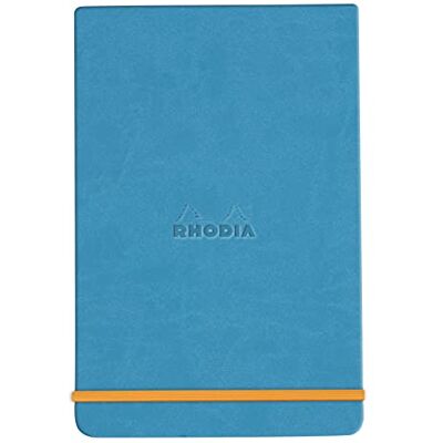Rhodia 194389C Carnet Rigide Webnotepad Turquoise A5 Ligné 192 pages Détachables Papier Clairefontaine Ivoire 90 g/m Marque-Page, Fermeture Élastique Couverture Simili Cuir rama Rhodia 194389C Carnet Rigide Webnotepad Turquoise A5 Ligné 192 pages Détachables Papier Clairefontaine Ivoire 90 g/m Marque-Page, Fermeture Élastique Couverture Simili Cuir rama