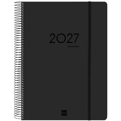 Finocam Ikon Daily Planner 16-Month 1 Day per Page · September 2026 to December 2027 Black · International Day-to-page diary Finocam Ikon Daily Planner 16-Month 1 Day per Page · September 2026 to December 2027 Black · International Day-to-page diary