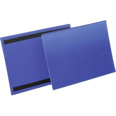 Durable 174507 Plastficka A4L magnetisk, mörkblå, 50 stycken Durable 174507 Plastficka A4L magnetisk, mörkblå, 50 stycken