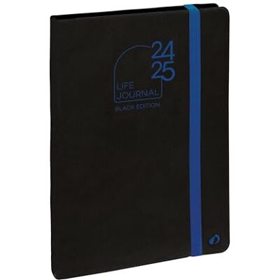 QUO VADIS 16 månaders dagbok 2024-2025 Black Note Plan veckonoter flerspråkig Life Journal svart 16 månader september till december 15 x 21 cm svart Clairefontaine papper QUO VADIS 16 månaders dagbok 2024-2025 Black Note Plan veckonoter flerspråkig Life Journal svart 16 månader september till december 15 x 21 cm svart Clairefontaine papper