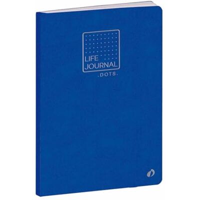 QUO VADIS kollektion: Life Journal CARNET 21 dots punkt 15 x 21 cm blå QUO VADIS kollektion: Life Journal CARNET 21 dots punkt 15 x 21 cm blå