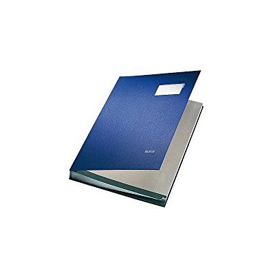 Leitz 57000135 Expanderbar Signaturbok med 20 kortdelare, A4, Blå, 5700035 Leitz 57000135 Expanderbar Signaturbok med 20 kortdelare, A4, Blå, 5700035