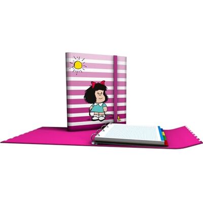 Grafoplás Ringpärm med påfyllning och klaff Birdie Mafalda broschyrer Inkluderar avdelare Elastisk dragkedja Ergonomisk böjd rygg 5 x 5 90 g a4 FSC-certifierad Grafoplás Ringpärm med påfyllning och klaff Birdie Mafalda broschyrer Inkluderar avdelare Elastisk dragkedja Ergonomisk böjd rygg 5 x 5 90 g a4 FSC-certifierad