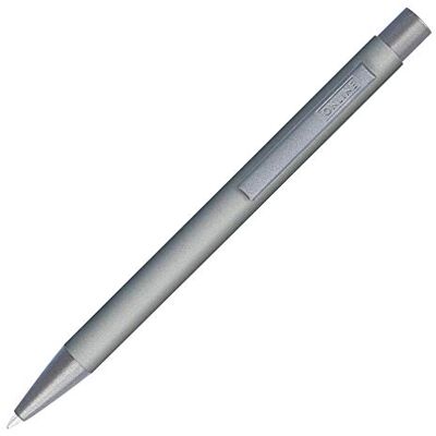 Online kulspetspenna mjuk metall, tryckkulspetspenna av aluminium, utbytbar stor kapacitet gruva, skrivfärg svart, dokumentsäker, ren grå med mjuk touch-känsla, metallklämma ljusgrå Online kulspetspenna mjuk metall, tryckkulspetspenna av aluminium, utbytbar stor kapacitet gruva, skrivfärg svart, dokumentsäker, ren grå med mjuk touch-känsla, metallklämma ljusgrå