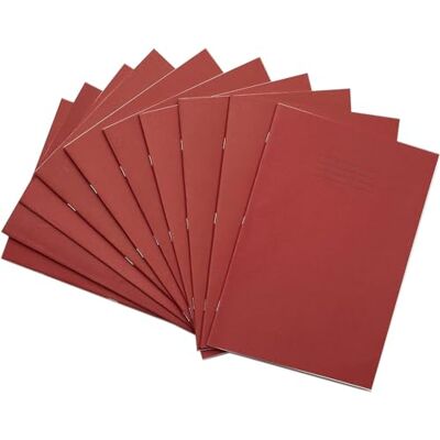 Rhino VEX677-3155-6 F6M A4 64 sidövningsbok – röd (paket med 10) Rhino VEX677-3155-6 F6M A4 64 sidövningsbok – röd (paket med 10)
