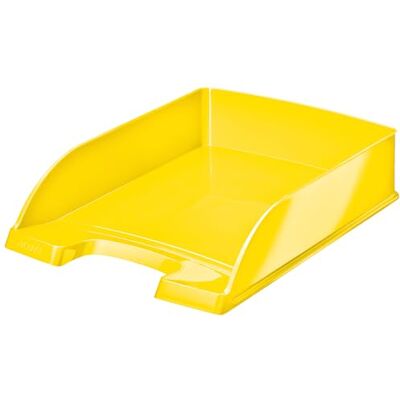 Leitz WOW Brevkorg, A4, gul, 52263016 Leitz WOW Brevkorg, A4, gul, 52263016