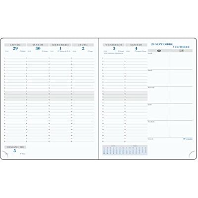 Exacompta 220842E SAS 22 non-stop vecka refill 18,5 x 22,5 cm augusti 2024 till augusti 2025 Exacompta 220842E SAS 22 non-stop vecka refill 18,5 x 22,5 cm augusti 2024 till augusti 2025