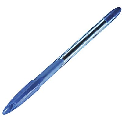 KEYROAD kulspetspenna 0,1 mm/50 stycken/färg: Blå/kontor förskola och skola/med ergonomiskt mjukt handtag KEYROAD kulspetspenna 0,1 mm/50 stycken/färg: Blå/kontor förskola och skola/med ergonomiskt mjukt handtag