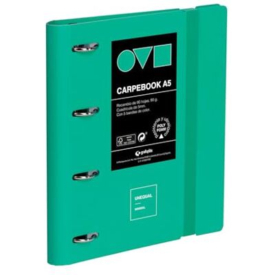 Grafoplás Grafoplas A5 arkivskåp med 4 ringar Polyfoam Carpebook Robust och ultralätt Minimal turkos enkelsäng Reservdelar 25 mm runda ringar Perfekt för att organisera skolmaterial Grafoplás Grafoplas A5 arkivskåp med 4 ringar Polyfoam Carpebook Robust och ultralätt Minimal turkos enkelsäng Reservdelar 25 mm runda ringar Perfekt för att organisera skolmaterial