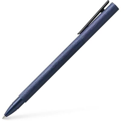 Faber-Castell Neo Slim rollerballer, aluminium, mörkblå Faber-Castell Neo Slim rollerballer, aluminium, mörkblå