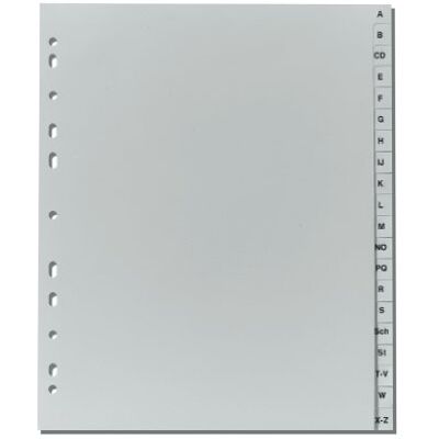 herlitz 10901718 register A-Z, 24 x 29,7 cm, bredd, PP, Eurohål A-Z herlitz 10901718 register A-Z, 24 x 29,7 cm, bredd, PP, Eurohål A-Z