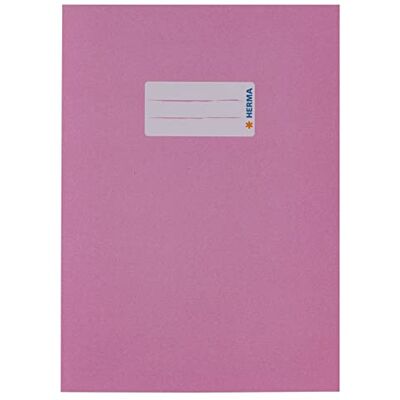 HERMA 7030 häftkuvert A5-papper rosa, 10 stycken, häftapparater med märkfält av extremt starkt papper och rika färger, häftskyddsset för skolpjäser, färgade HERMA 7030 häftkuvert A5-papper rosa, 10 stycken, häftapparater med märkfält av extremt starkt papper och rika färger, häftskyddsset för skolpjäser, färgade
