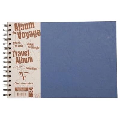 Clairefontaine 781064C resealbum (DIN A4, 21 x 29,7 cm quer Age Bag linjerad, 40 ark) blå Clairefontaine 781064C resealbum (DIN A4, 21 x 29,7 cm quer Age Bag linjerad, 40 ark) blå