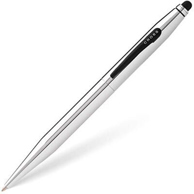Cross Tech2 kulspetspenna i krom med stylus inkl. Premium presentförpackning – påfyllningsbar medium kulpenna Cross Tech2 kulspetspenna i krom med stylus inkl. Premium presentförpackning – påfyllningsbar medium kulpenna