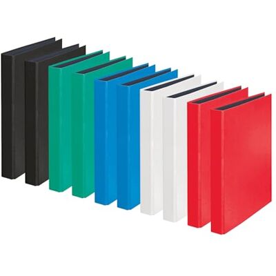 FALKEN Original 10-pack YourColor ringpärm. Tillverkad i Tyskland. 2-D-ringsmekanism DIN A4 fyllningshöjd 25 mm assorterade färger Kalenderorganisatör Ringpärm idealisk för kontor och skola FALKEN Original 10-pack YourColor ringpärm. Tillverkad i Tyskland. 2-D-ringsmekanism DIN A4 fyllningshöjd 25 mm assorterade färger Kalenderorganisatör Ringpärm idealisk för kontor och skola