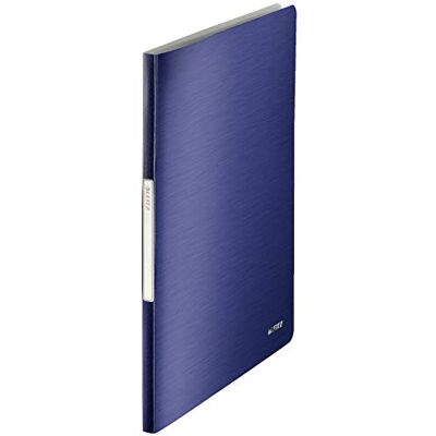 Leitz A4 displaybok, 40 fickor, 80 arkkapacitet, genomskinliga fickor, titanblå, stilintervall, 39590069 Leitz A4 displaybok, 40 fickor, 80 arkkapacitet, genomskinliga fickor, titanblå, stilintervall, 39590069