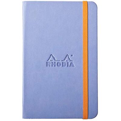Rhodia 118629C rama Book (A6 anteckningsbok med elastiskt band, blank, 96 ark) 1 st iris Rhodia 118629C rama Book (A6 anteckningsbok med elastiskt band, blank, 96 ark) 1 st iris