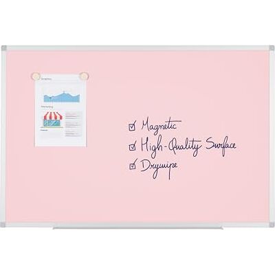 Bi-Office Ayda Magnetisk Peony Whiteboard, 90 x 60 cm, Lackad Stålyta, Aluminiumram Bi-Office Ayda Magnetisk Peony Whiteboard, 90 x 60 cm, Lackad Stålyta, Aluminiumram