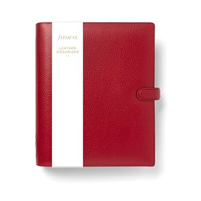 Filofax A5 Finsbury Organiser Scarlet Filofax A5 Finsbury Organiser Scarlet