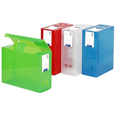 Viquel Maxi Docs PROPYGLASS, 4-pack (4 ranking polypropylen baksida 120 mm sorterade färger Viquel Maxi Docs PROPYGLASS, 4-pack (4 ranking polypropylen baksida 120 mm sorterade färger
